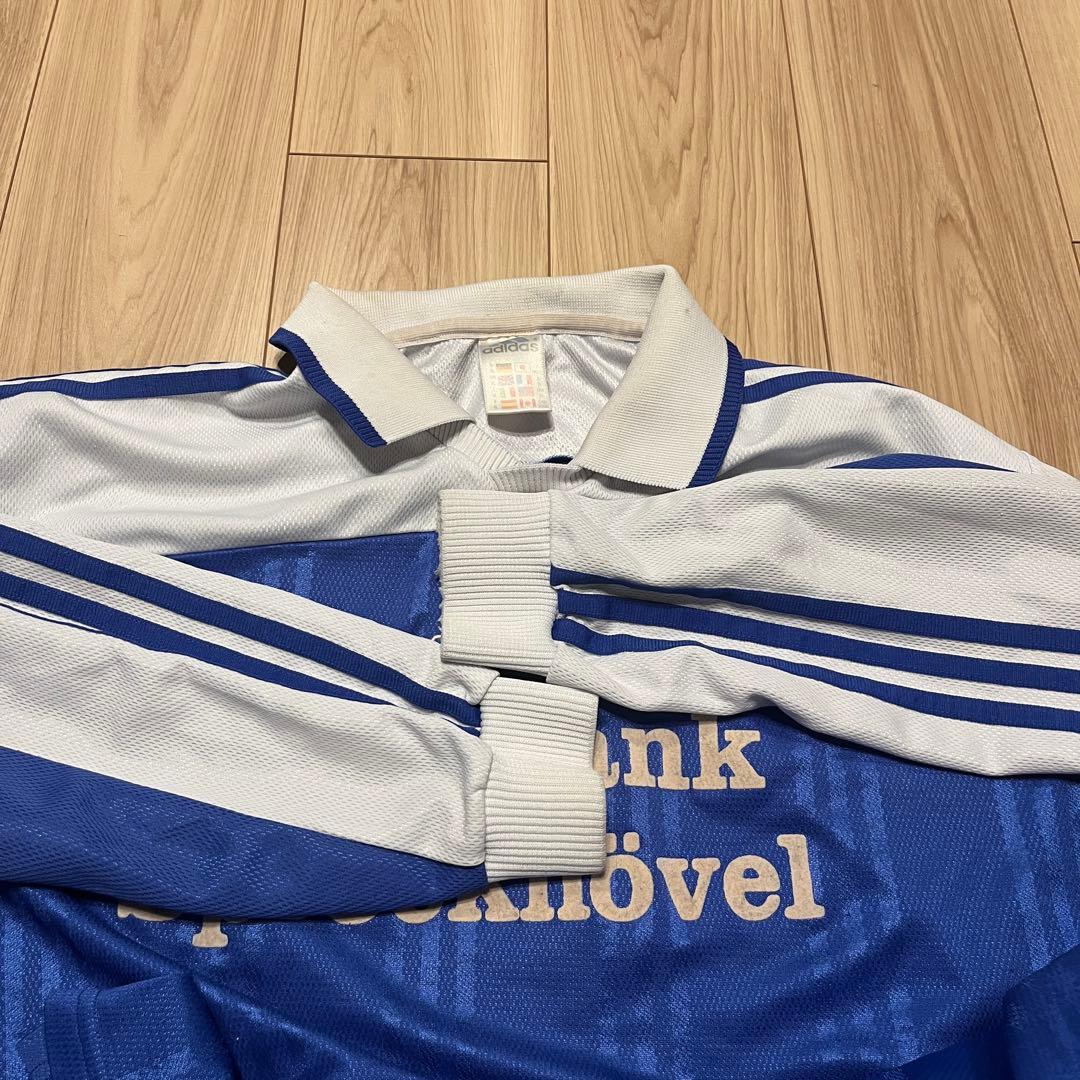 adidas アディダス フットボールシャツ ドイツ製 ユニフォーム 古着 L