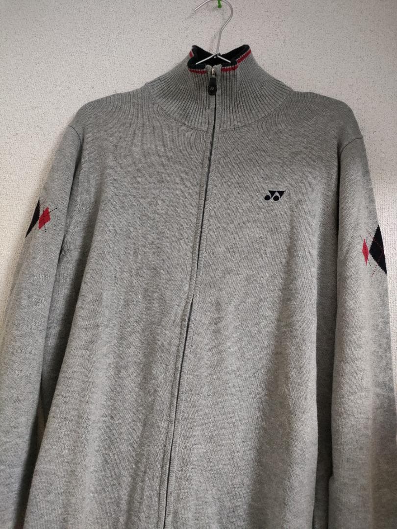 YONEX ヨネックス フルジップセーター グレー