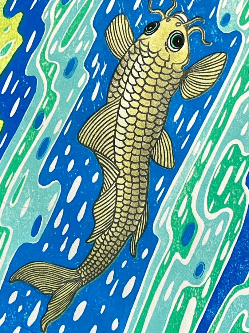 木版画『とうりゅうもん』