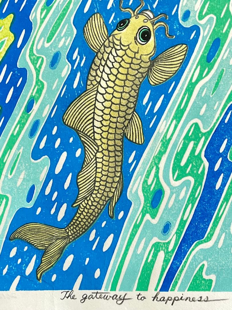 木版画『とうりゅうもん』