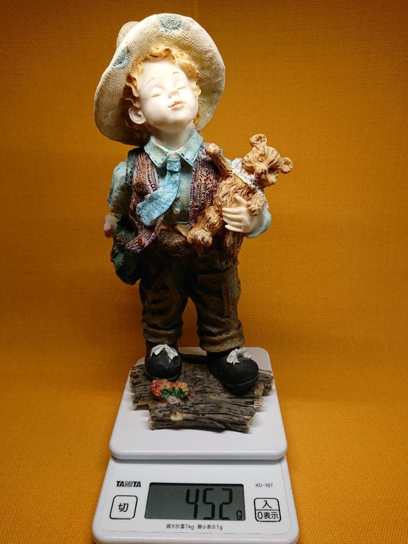【美品】人形　彫像　イタリア　置物　インテリア　工芸品　美術品　A2755