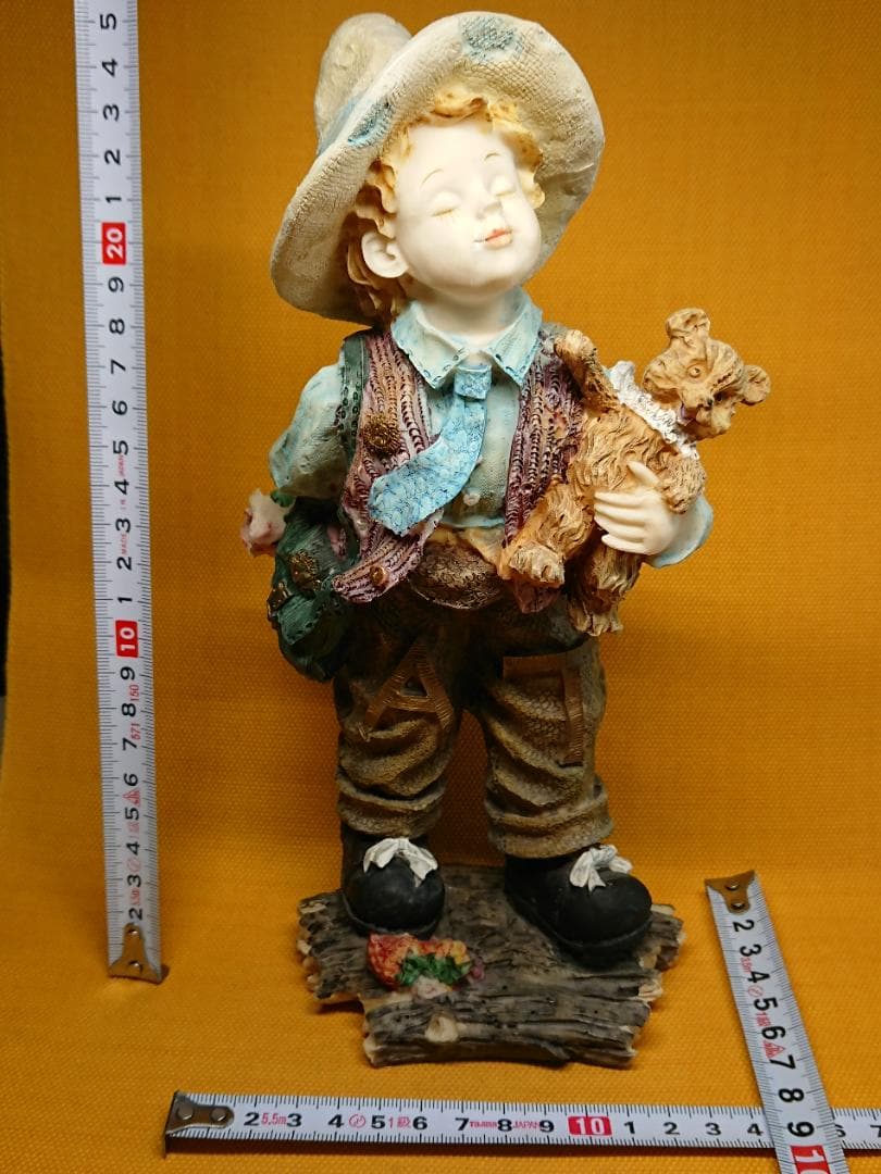 【美品】人形　彫像　イタリア　置物　インテリア　工芸品　美術品　A2755