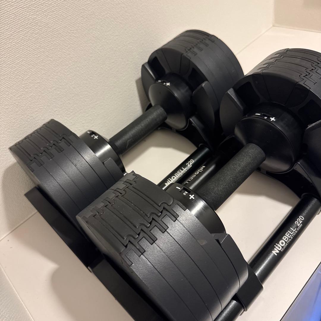 NUOBELL 20kg フレックスベル 可変式ダンベル ブラック①