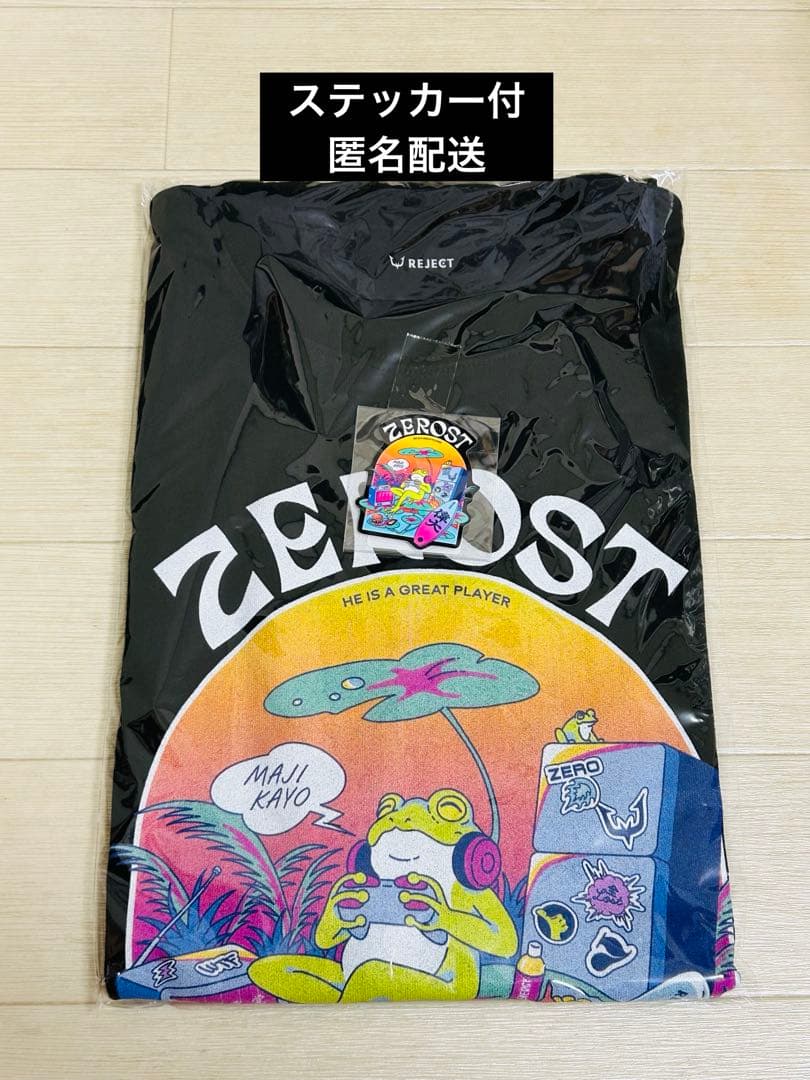 REJECT Zerost ブラック Tシャツ Mサイズ