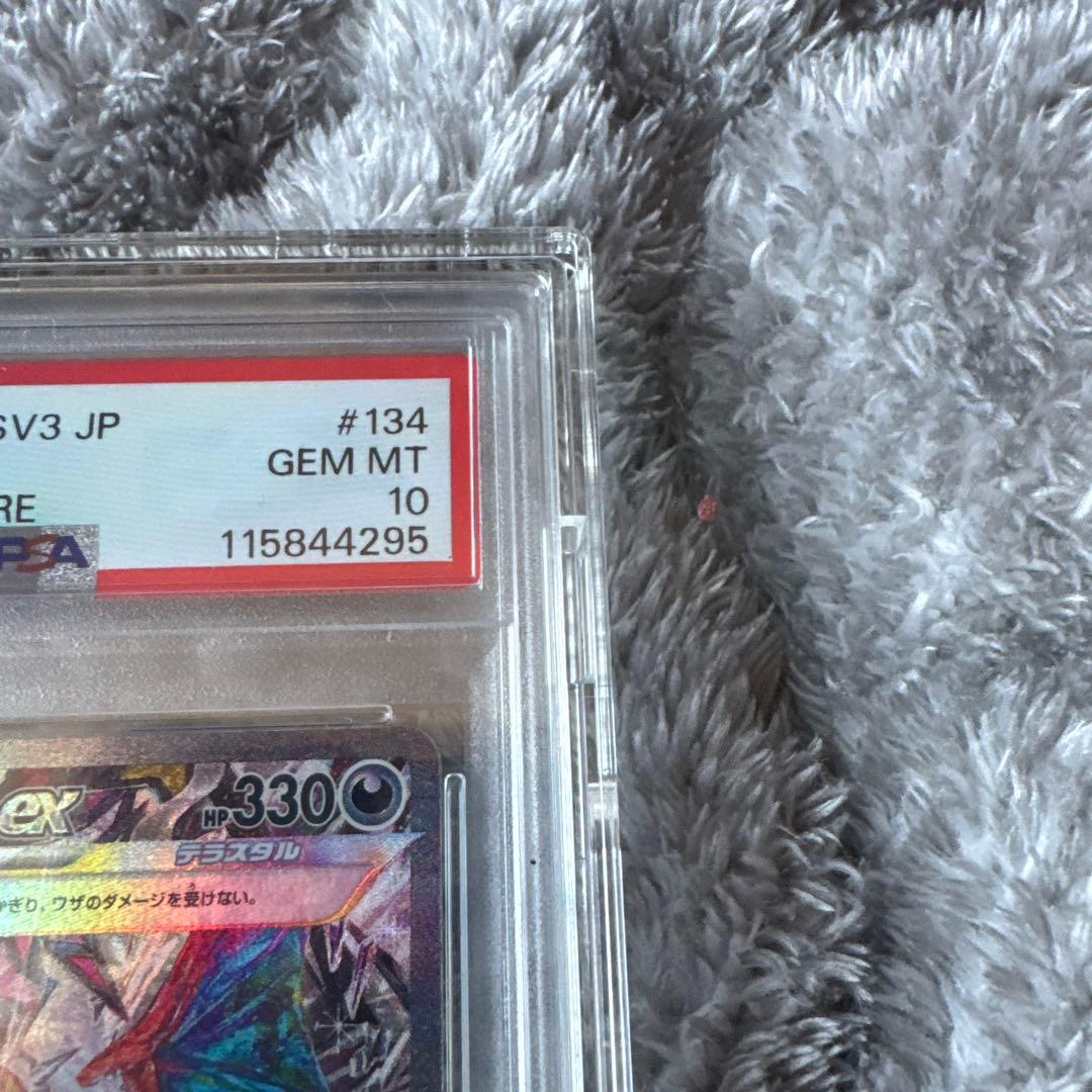 リザードンex SAR SV3 黒炎の支配者 #134 PSA10