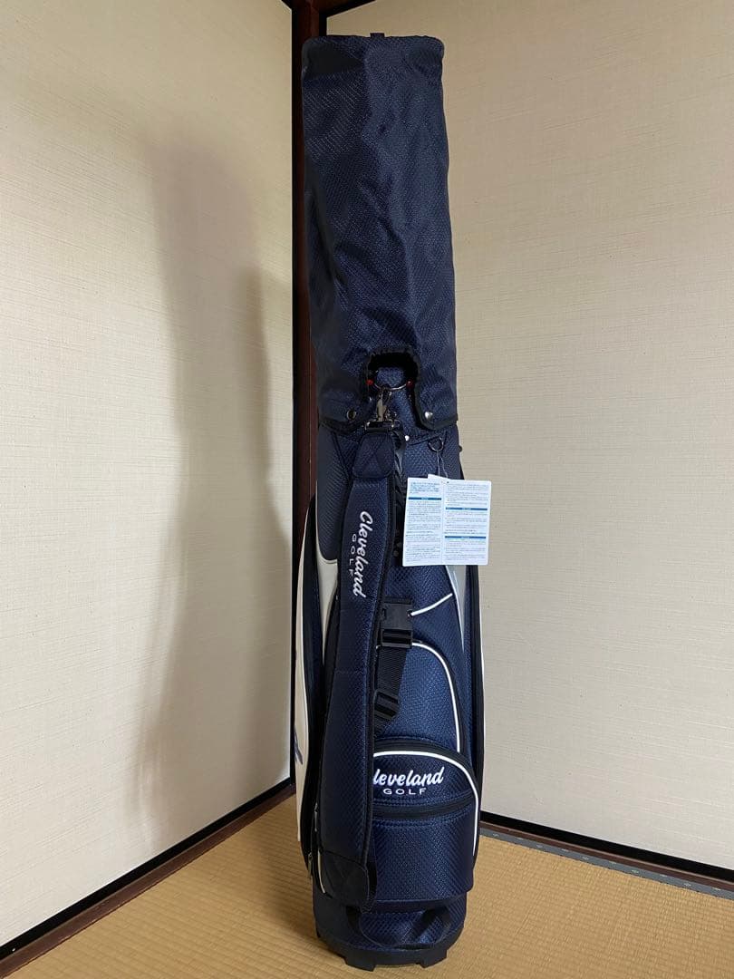 新品、未使用！Cleveland ゴルフバッグ ネイビー