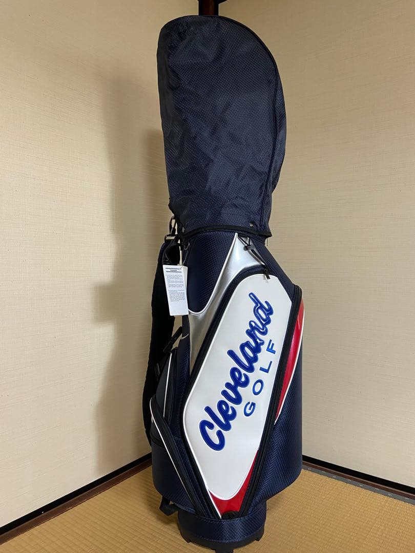新品、未使用！Cleveland ゴルフバッグ ネイビー