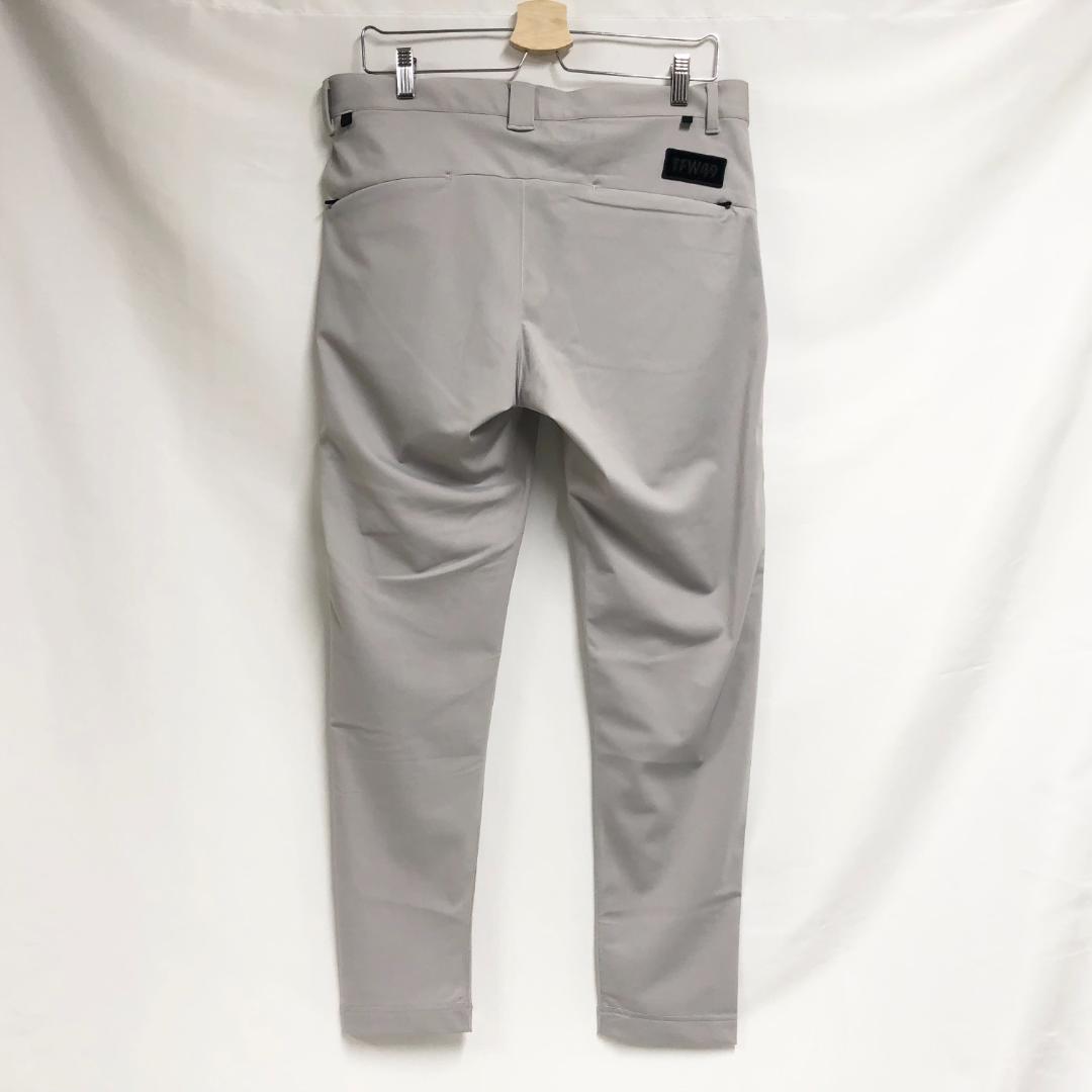○★新品未使用　TFW49　ハイパーストレッチスリムパンツ　L　ライトグレー