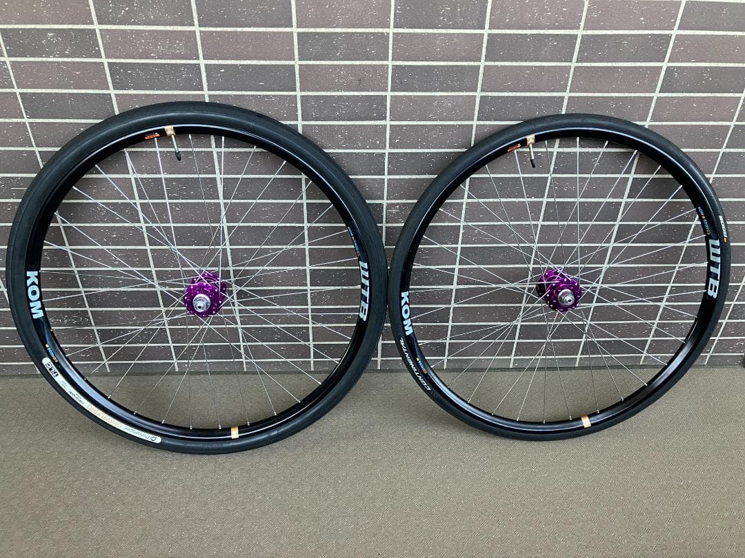 パーツ CHRIS KING ISO HUB PURPLE x WTB KOM 27.5