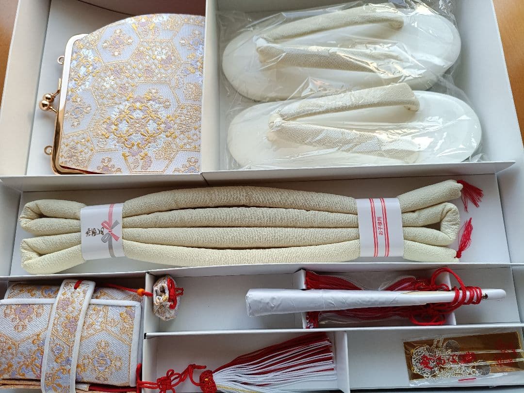 ☆高級品☆新品☆七五三☆７歳　帯　筥迫セット