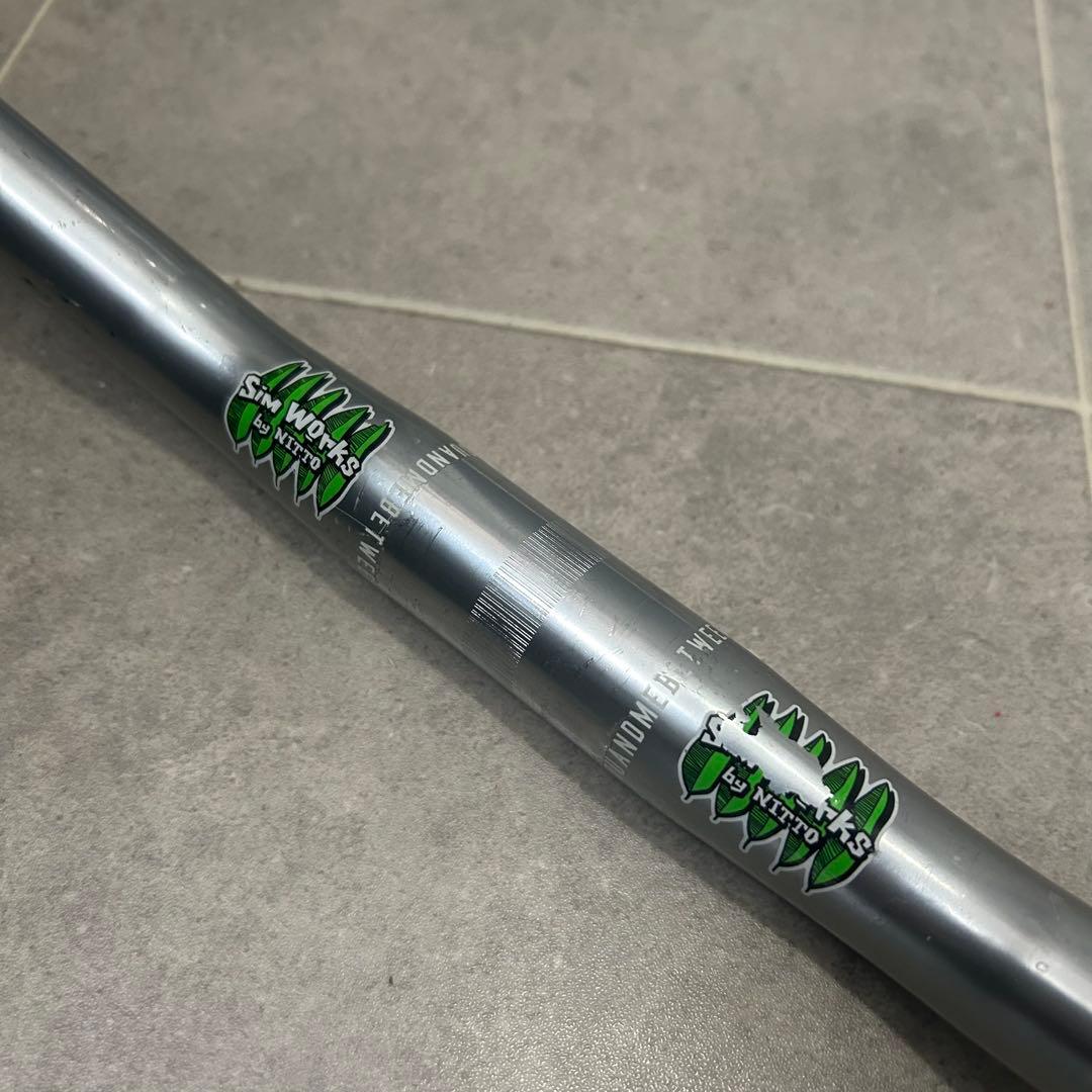 SIM WORKS getaround CrMo bar 700mm シルバー