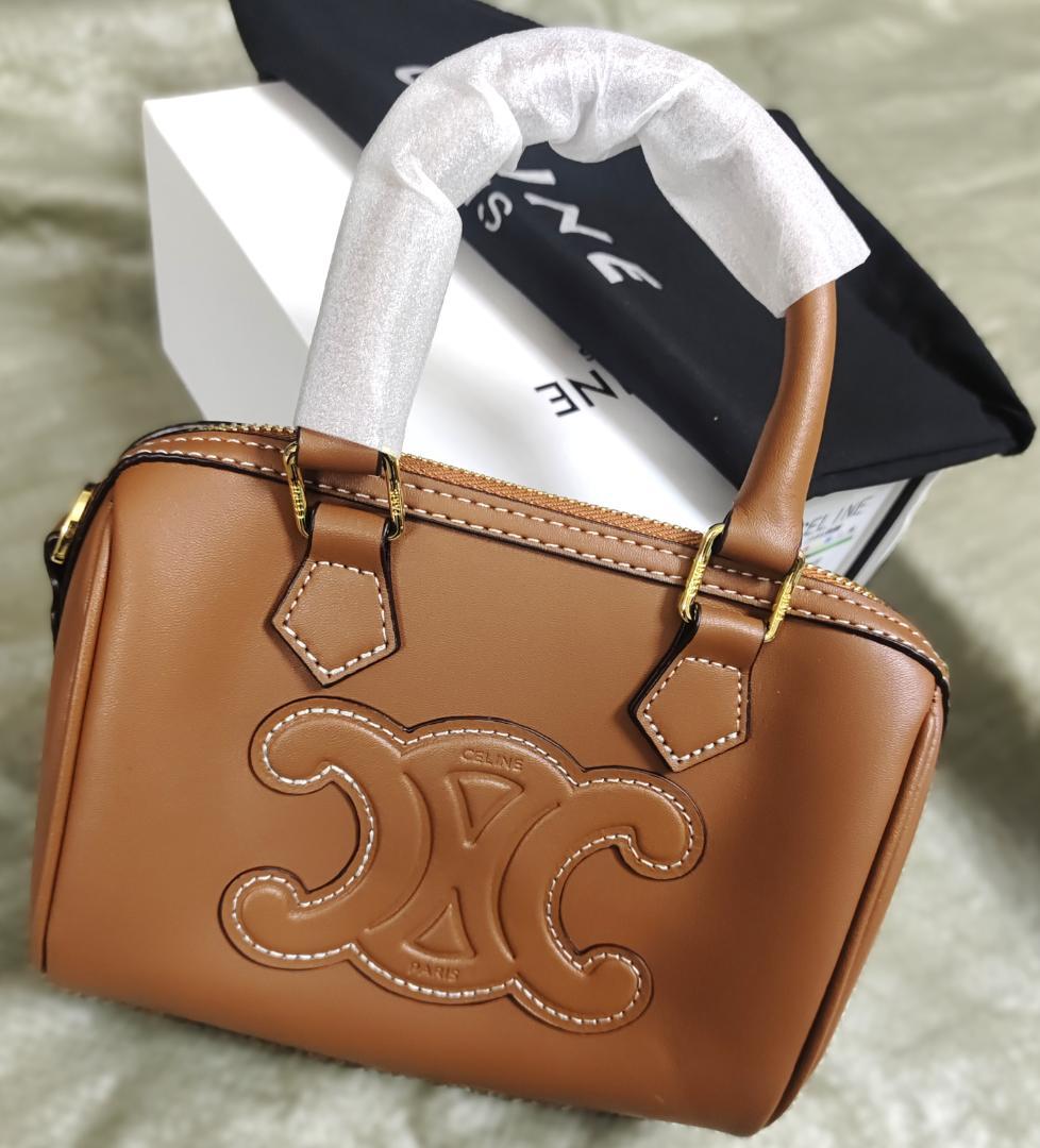✨極美品✨VIP限定 未使用 ブラウン レザー キルティングバッグ