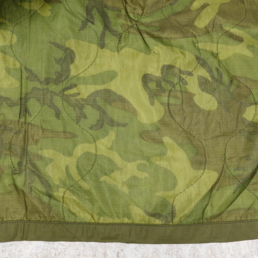 70s US Army ポンチョライナー カモフラ ヴィンテージ 実物 1