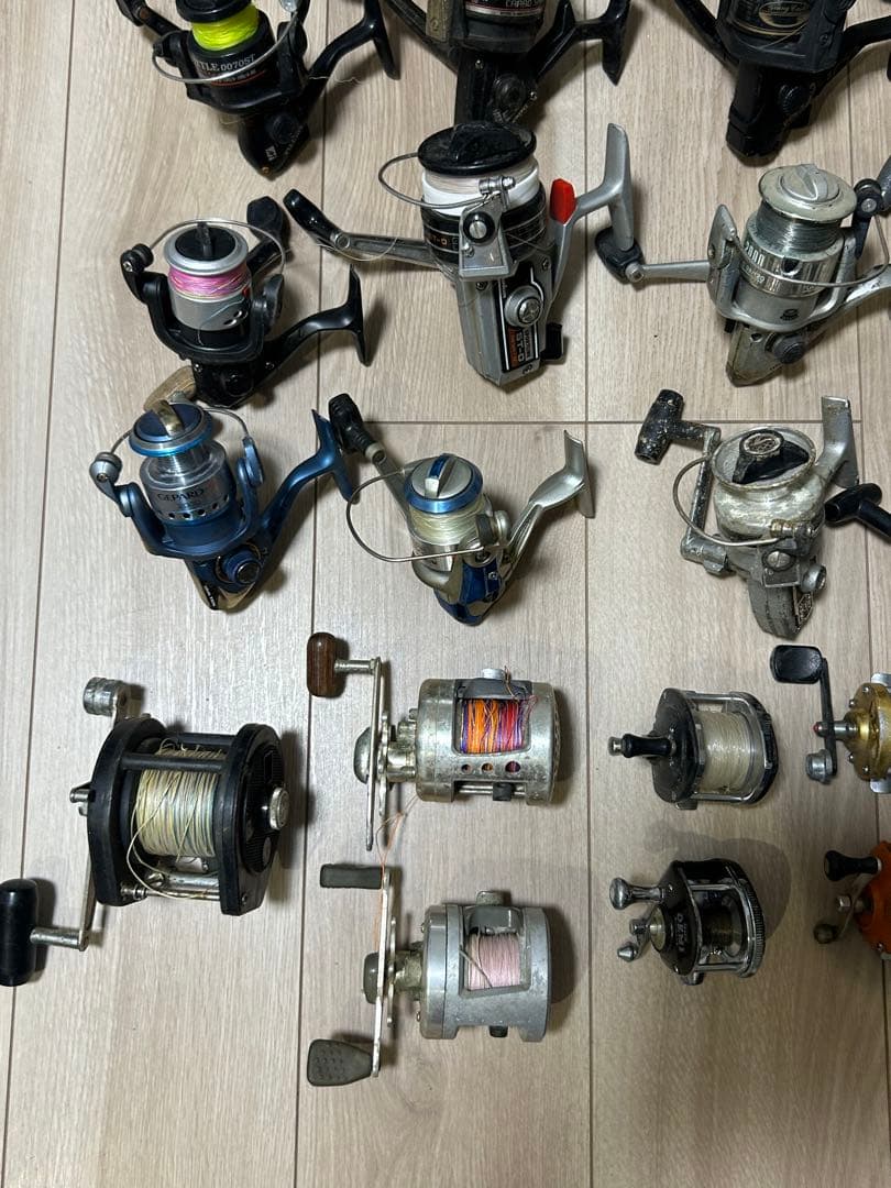 Daiwa, Shimano, ryobi, Olympic リールジャンク