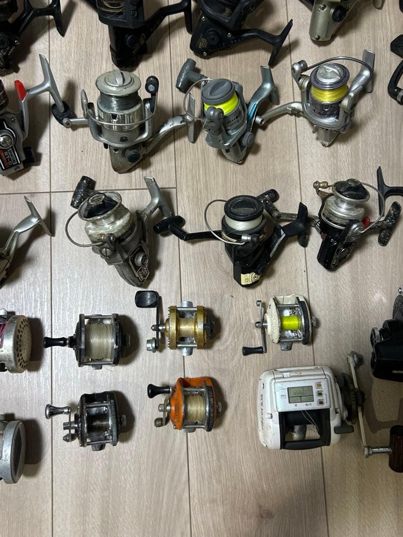 Daiwa, Shimano, ryobi, Olympic リールジャンク