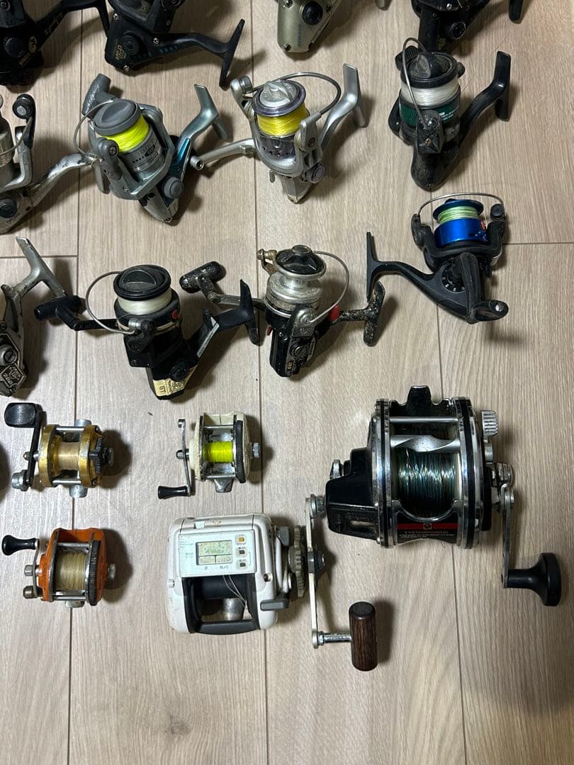 Daiwa, Shimano, ryobi, Olympic リールジャンク