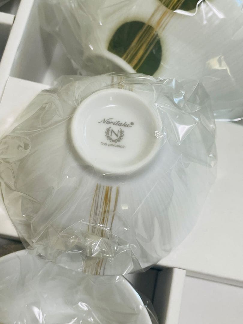 Noritake ノリタケ　常葉草　煎茶器　急須　湯呑み　ティーポット　未使用品