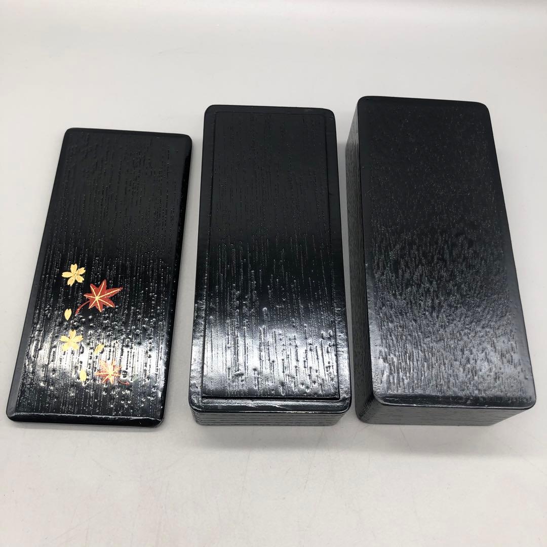 天然木漆塗り桜紅葉金彩さくらもみじ長手二段弁当箱春秋重箱高級伝統工芸品