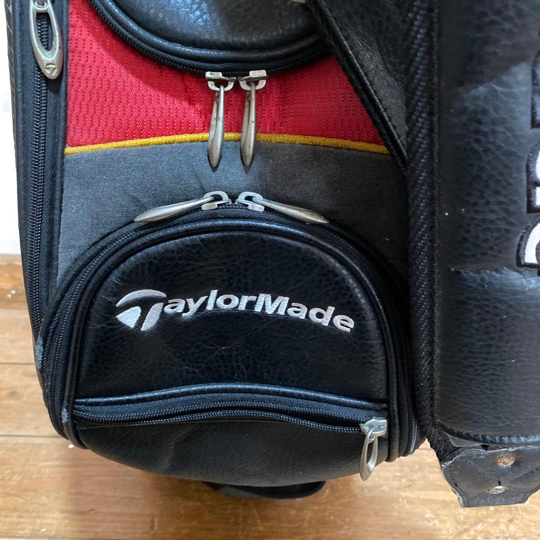 TaylorMade キャディバッグ 黒/オレンジ訳あり