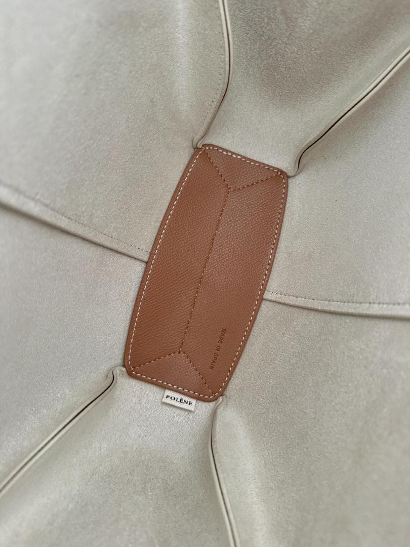 POLÈNE Cyme Mini テクスチャードバッグ キャメル