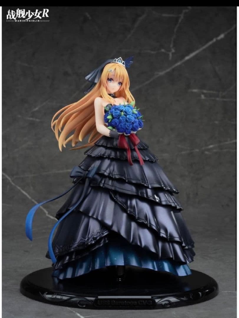 【新品】APEX 戦艦少女R サラトガ　宵の花Ver. スケール フィギュア