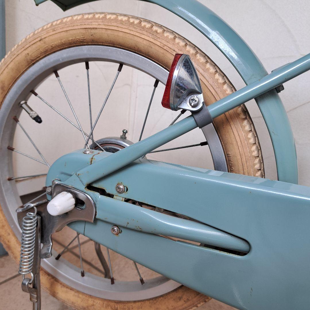 little tokyobike ブルージェイド 前カゴ&補助輪付き