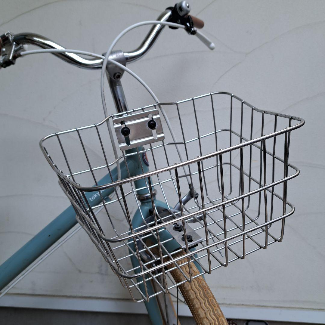 little tokyobike ブルージェイド 前カゴ&補助輪付き