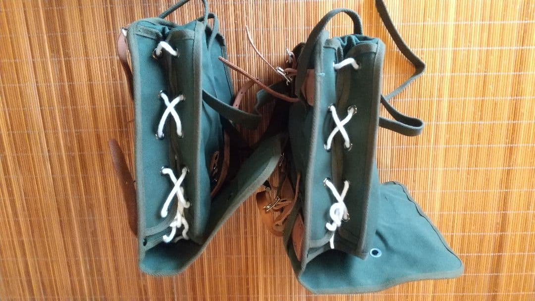 オーストリッチ　DLX　サイドバッグ×２個　グリーン　ランドナー