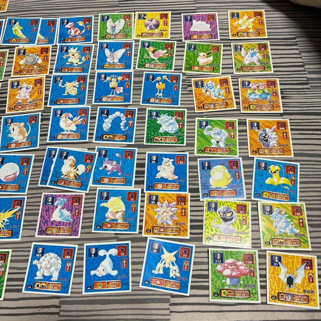 ポケモン最強シール烈伝　初期と第2弾の85枚まとめ売り