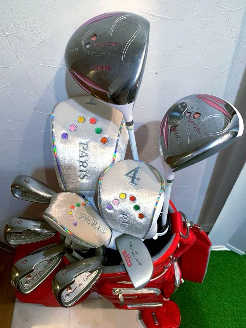 良品　レディースゴルフクラブ セット　パリス　PARIS 可愛く優しい　初心者〜