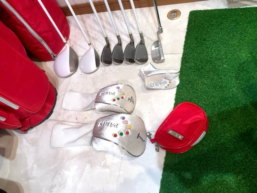 良品　レディースゴルフクラブ セット　パリス　PARIS 可愛く優しい　初心者〜