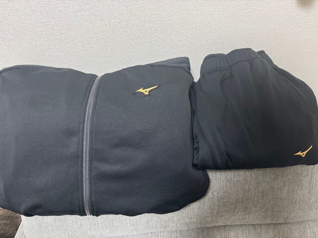 Mizuno Proミズノプロブラックジャージ上下セット