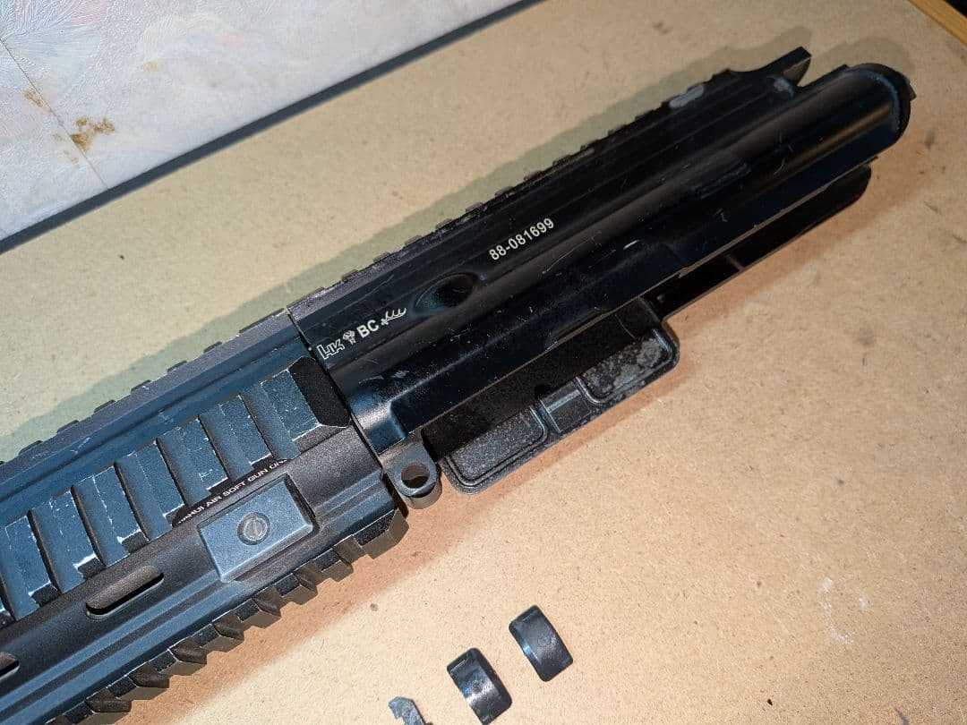 マルイ次世代HK416D純正RASハンドガード アッパーレシーバー セット中古品