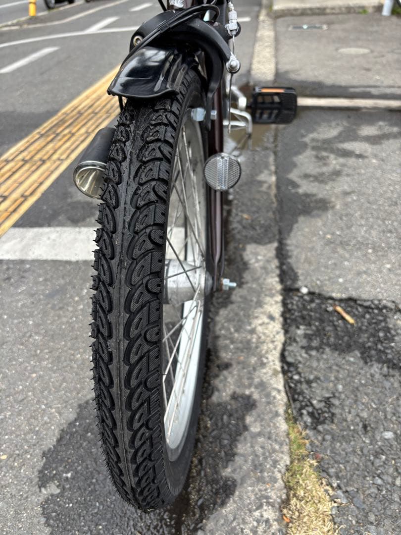 中古20㌅Panasonic電動アシスト自転車　8.9Ah4点灯　082