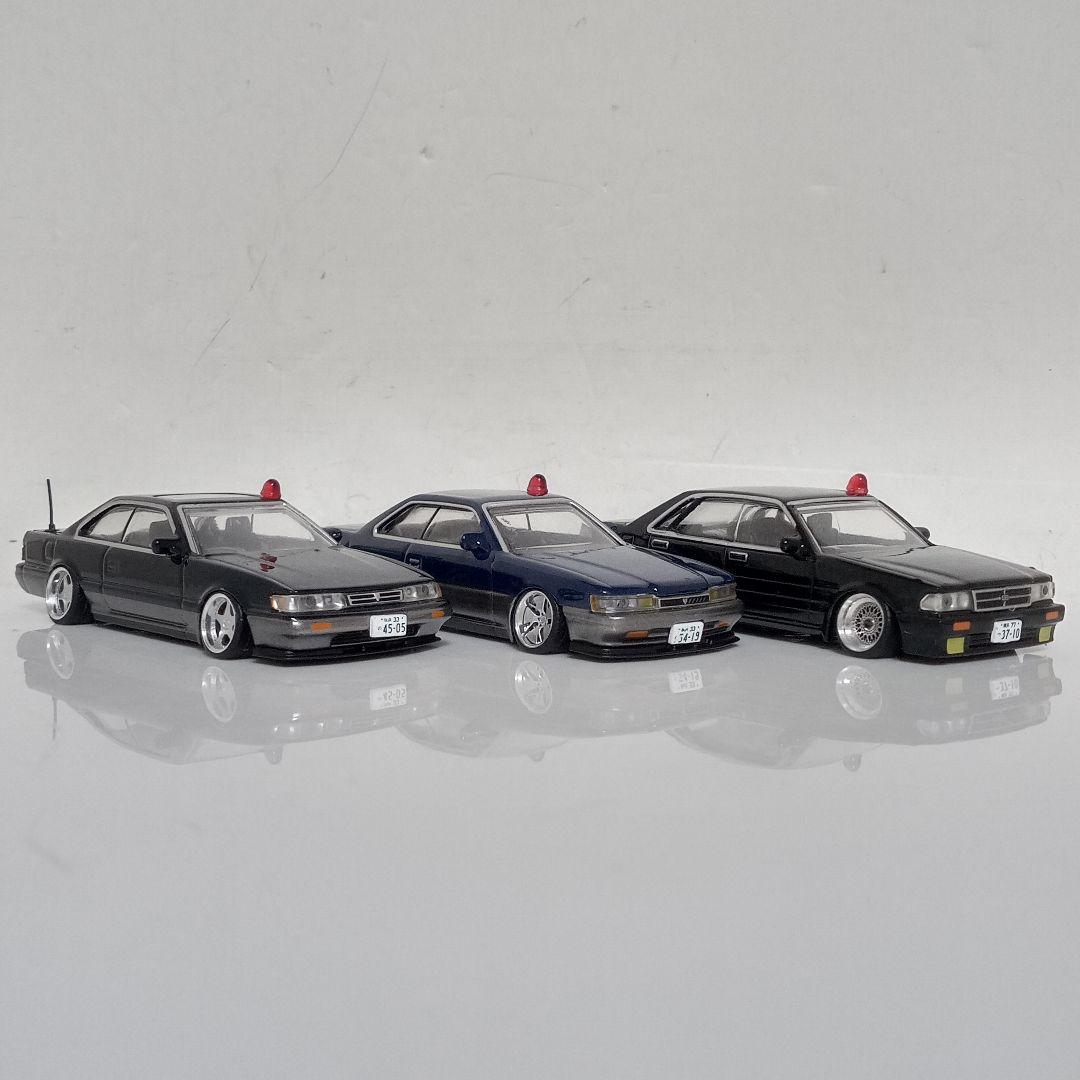 アオシマ 1/64あぶない刑事コレクション F31レパード後期型 港302号