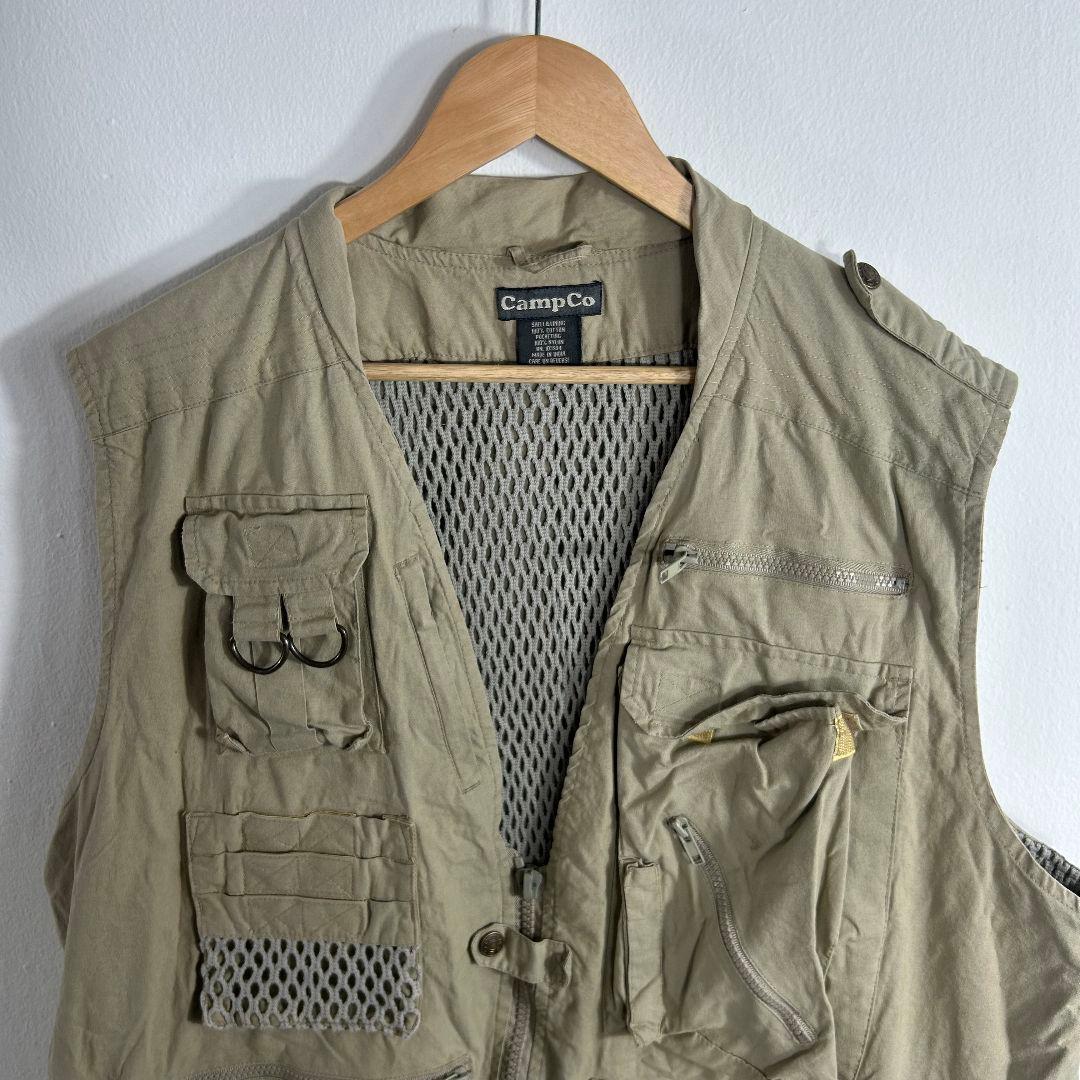 CampCo フィッシングベスト ベージュ