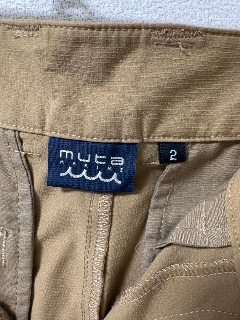 muta MARINE ムータマリン ロングパンツ 2 woman M ベージュ
