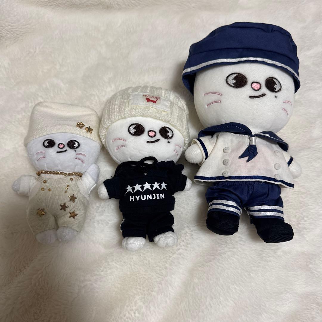 スキズ　ジニレット　ヒョンジン　ぬいぐるみ　Stray Kids