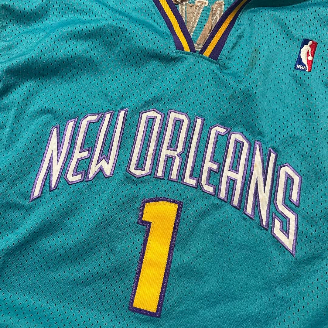 NEW ORLEANS HORNETS バロン・デイビス #1 刺繍ユニフォーム