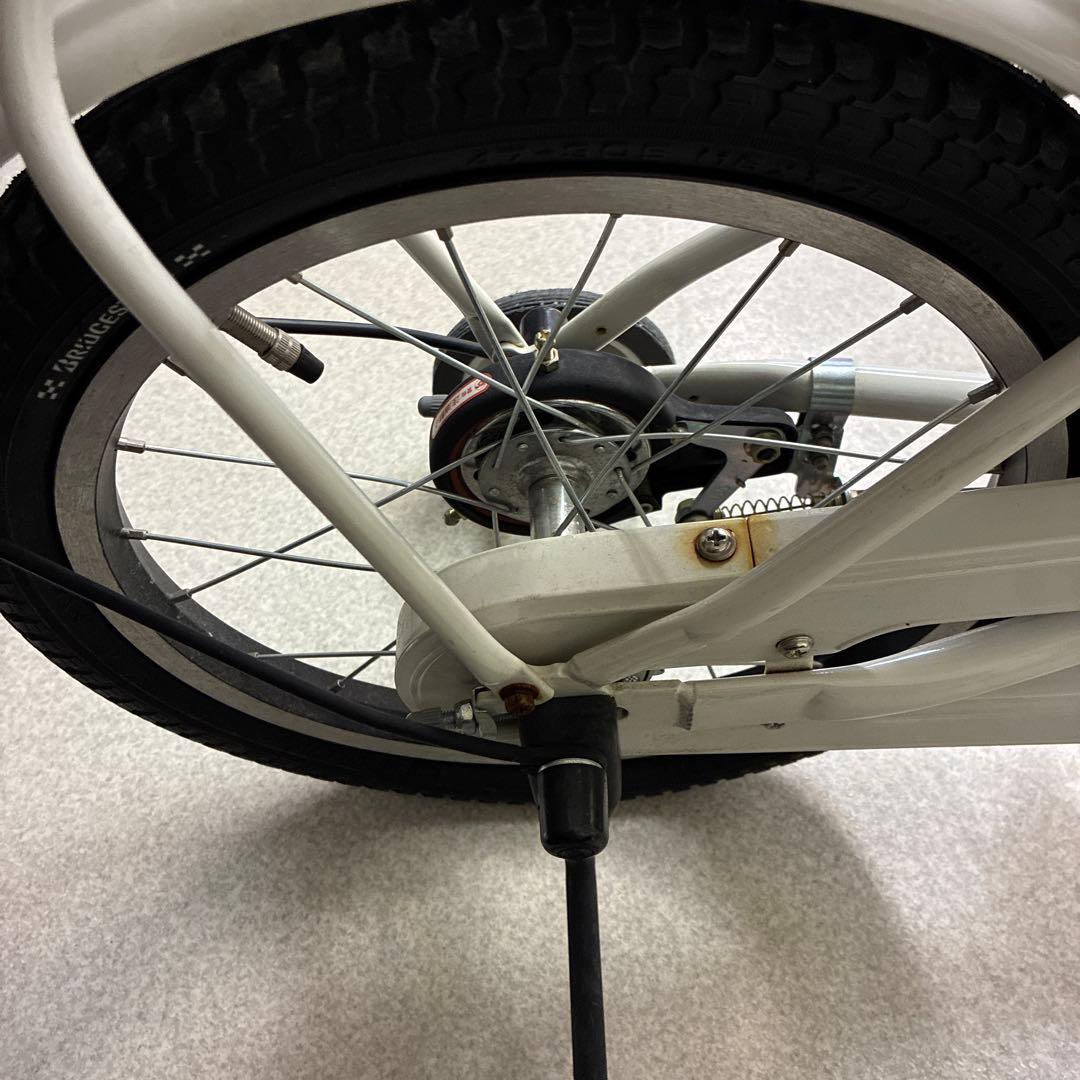 bike 子供用自転車 ホワイト 前カゴ付き