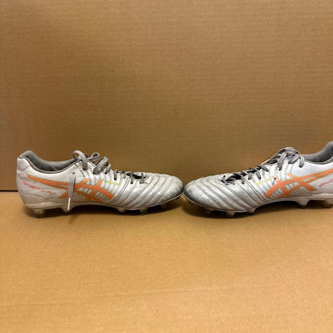 ASICS サッカーシューズ グレー/オレンジ