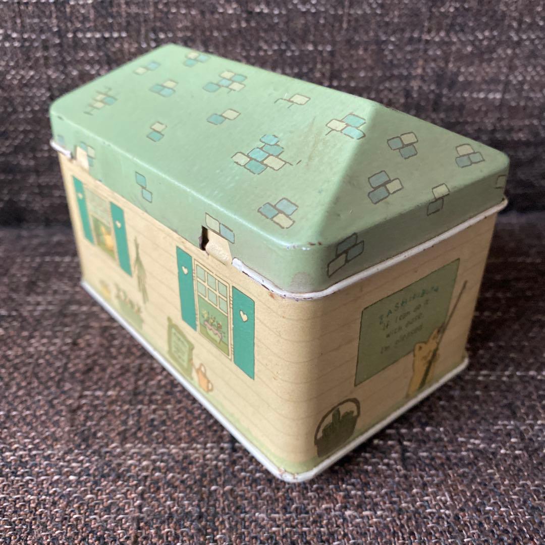 昭和レトロ　サンリオレトロ　ザシキブタ　1984缶ケース　当時物