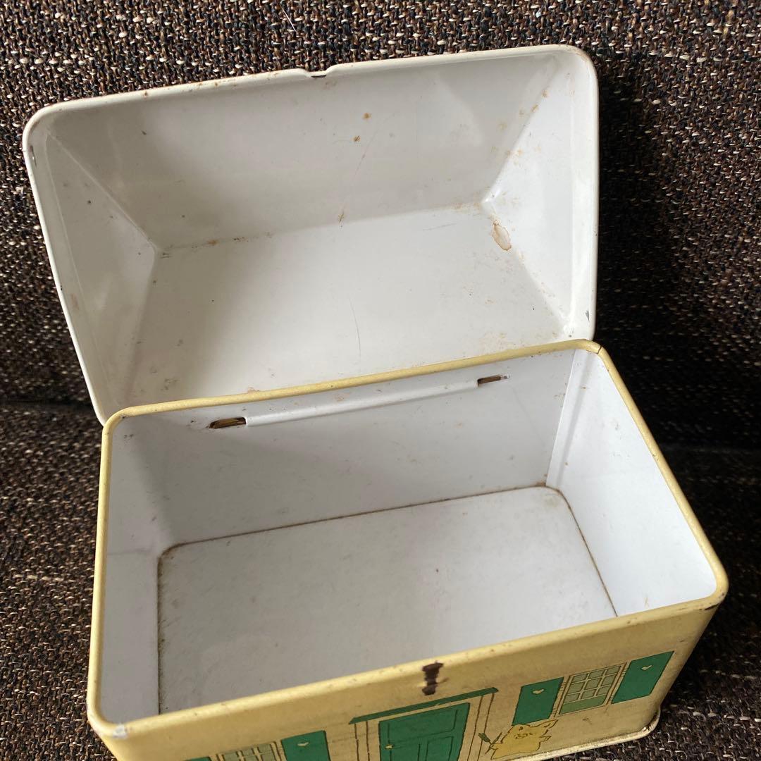 昭和レトロ　サンリオレトロ　ザシキブタ　1984缶ケース　当時物