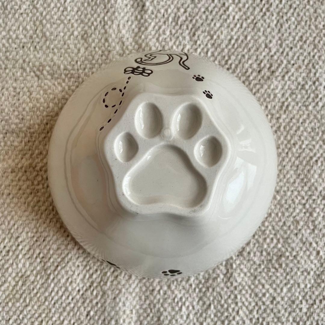 新品未使用 菊祥陶器 ぶらさがり猫 仕切皿 茶碗 マグカップ ３点セット