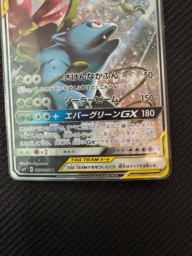 【美品】セレビィ＆フシギバナGX SR SM9 タッグボルト 097/095