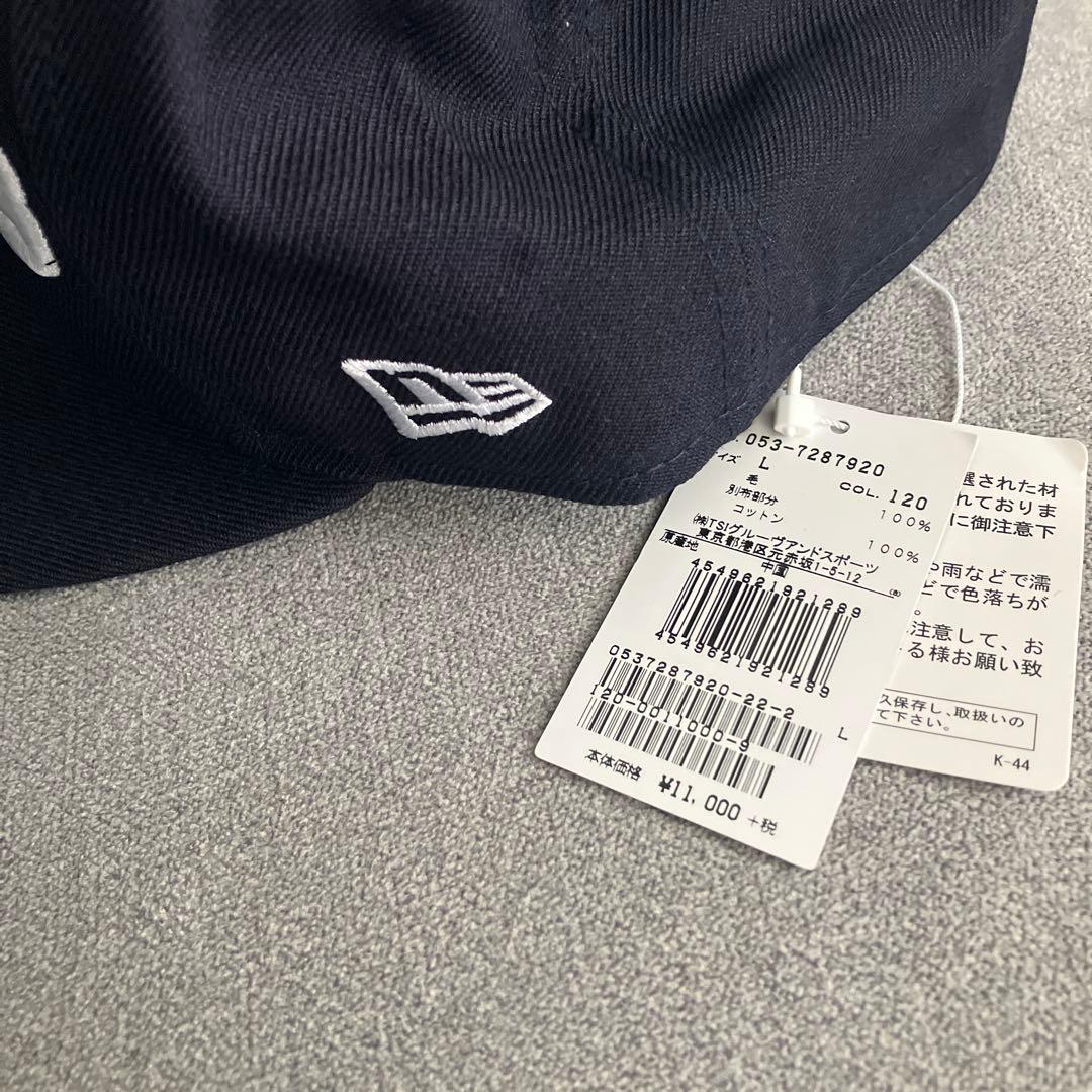 PEARLY GATES xNEWERA 59FIFTY キャップ ネイビー L