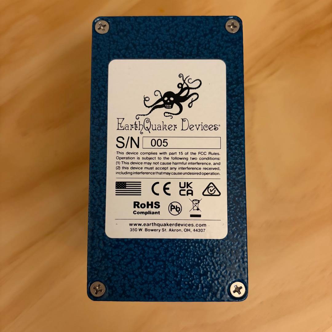 EarthQuakerDevices Zoar エフェクター