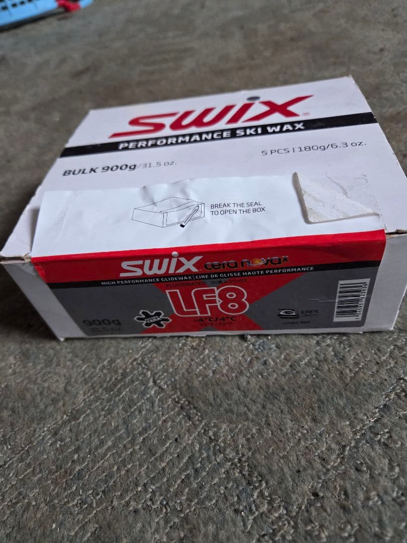 Swix LF8 540g CH8 360gスキー用ワックス 900g