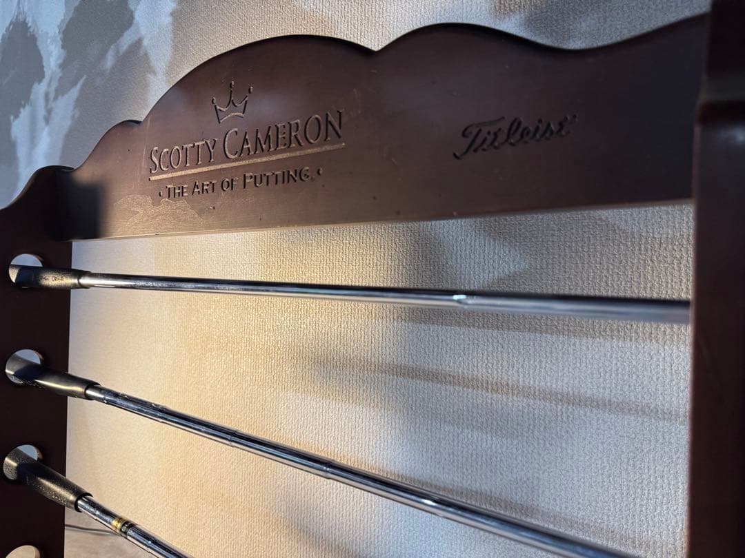 Scotty Cameron 木製パターラック（4本用）正規品