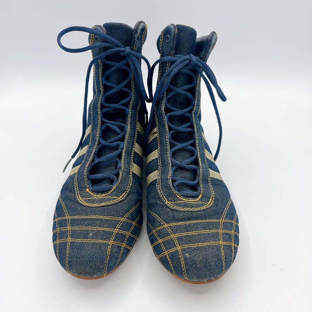 【レア】アディダス　デニムボクシングシューズ　24.5美品